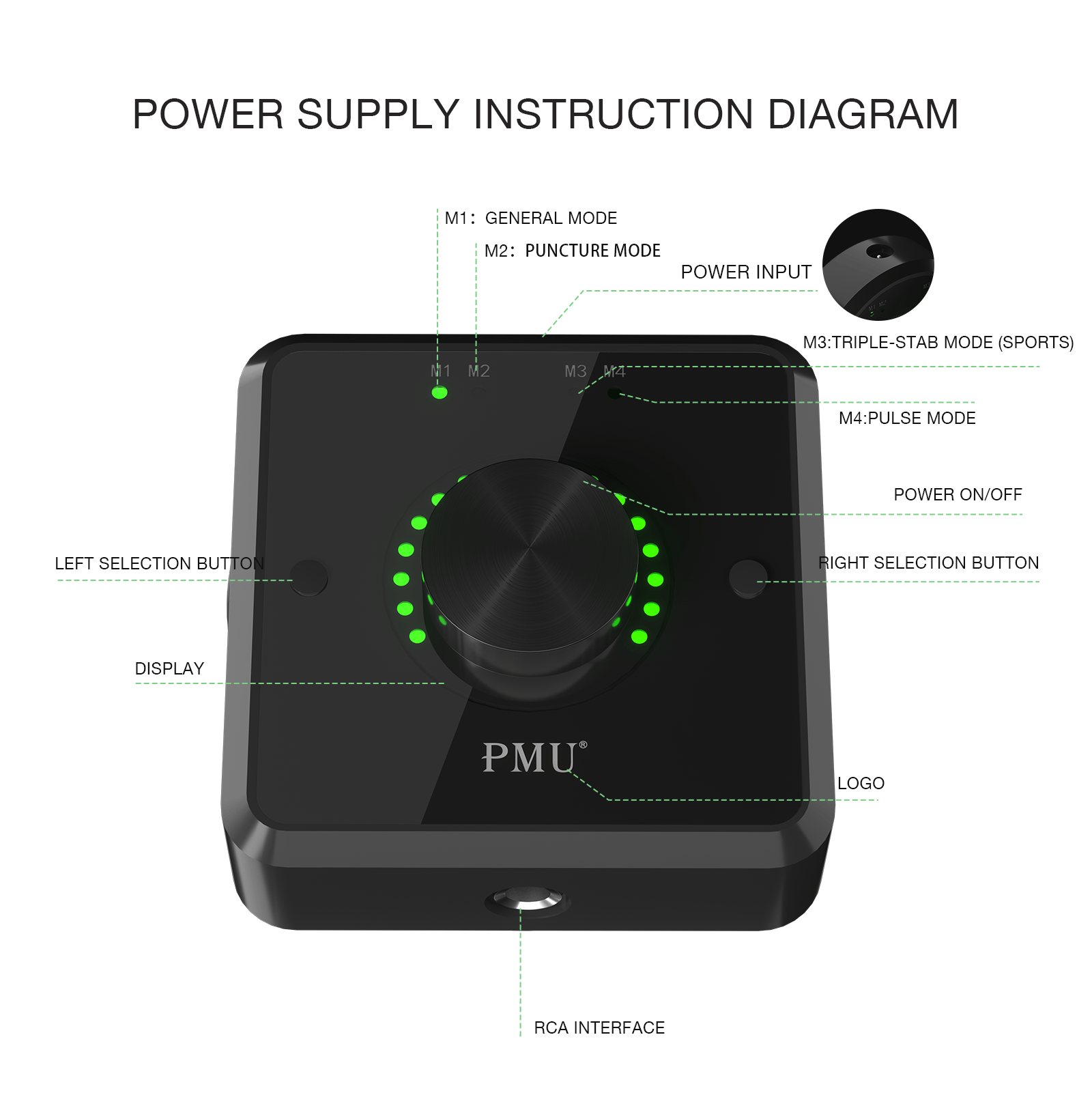Multifunction Power Supply (Square)