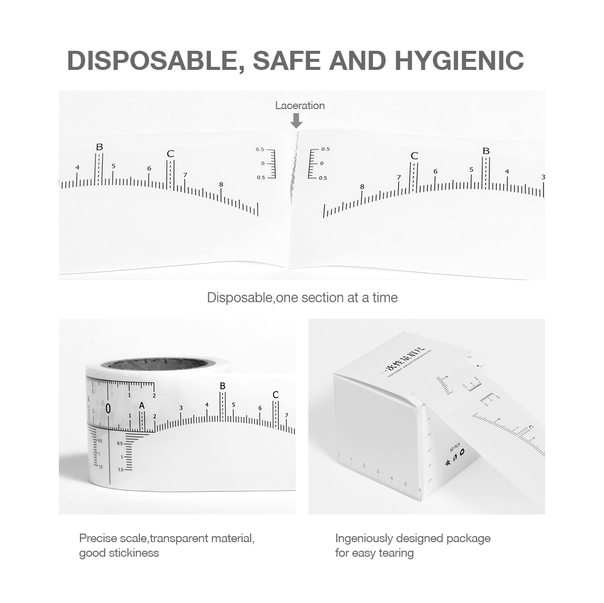 Disposable Eyebrow Ruler